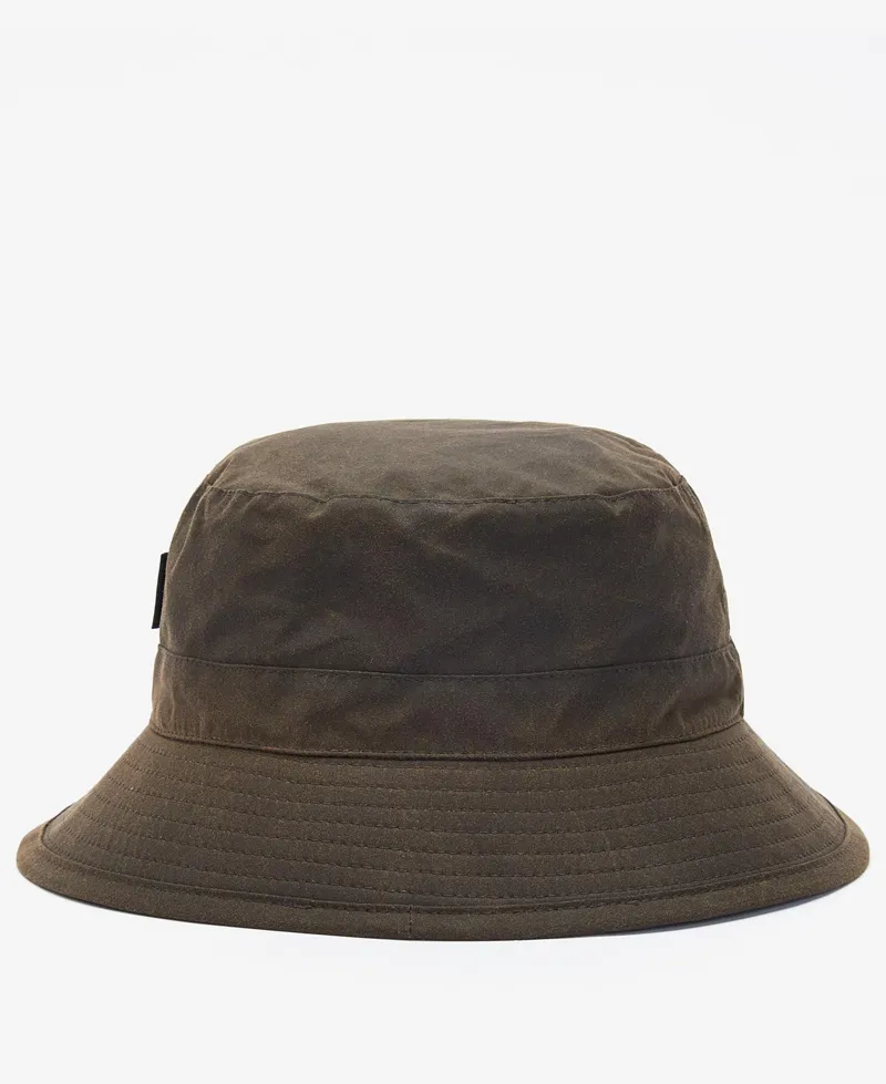 Barbour Wax Sporting Hat Olive-1